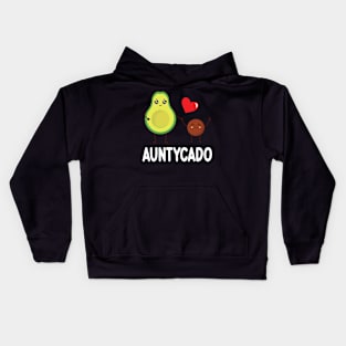 Avocados Dancing Together Happy Avocado Auntycado Aunt Uncle Kids Hoodie